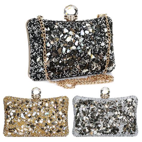 metallic clutch box|metal clutch evening purses.